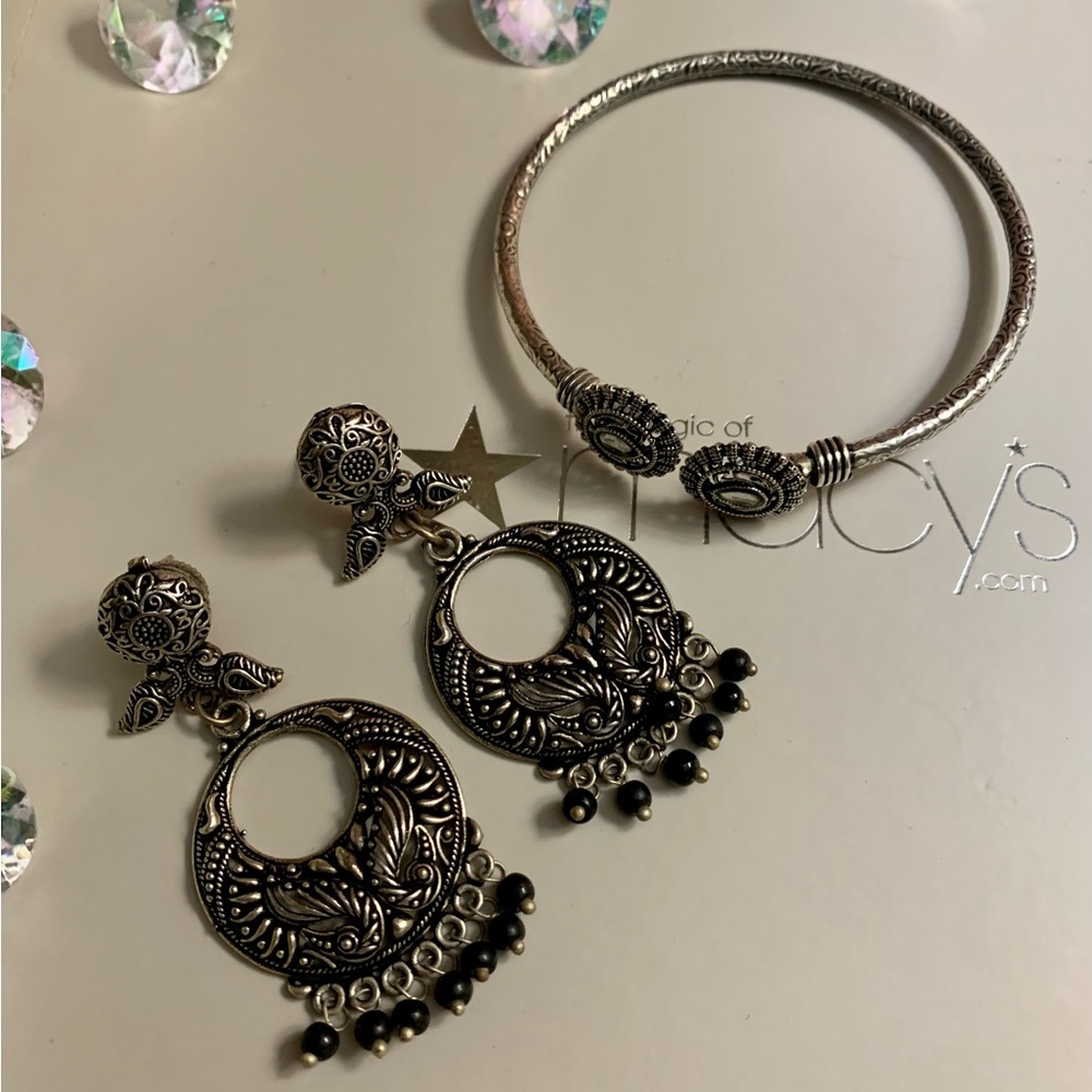 🍀JOYERIA ANTIQUE,VINTAGE ,,ARETES Y BRAZALETE🍀#6VE